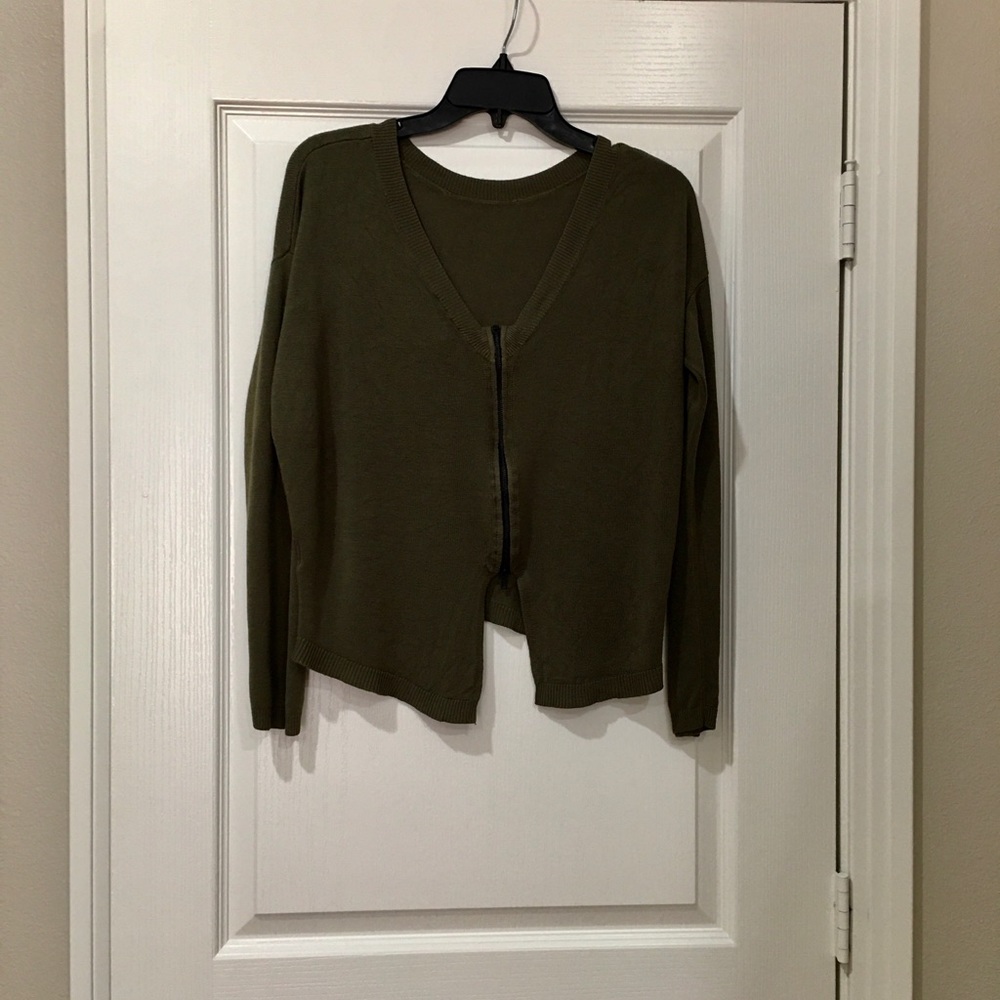 Guess Reversible Zipper Sweater